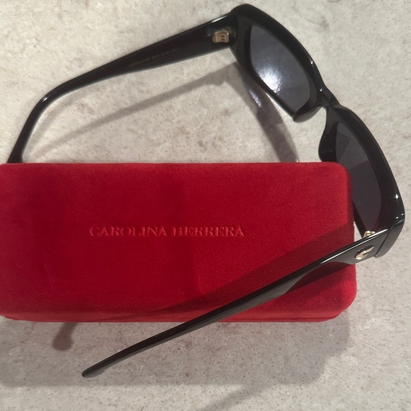 Carolina Herrera Black Sunglasses - Picture 2 of 3